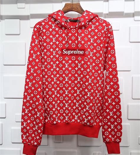 louis vuitton supreme crewneck|louis vuitton bee hoodie.